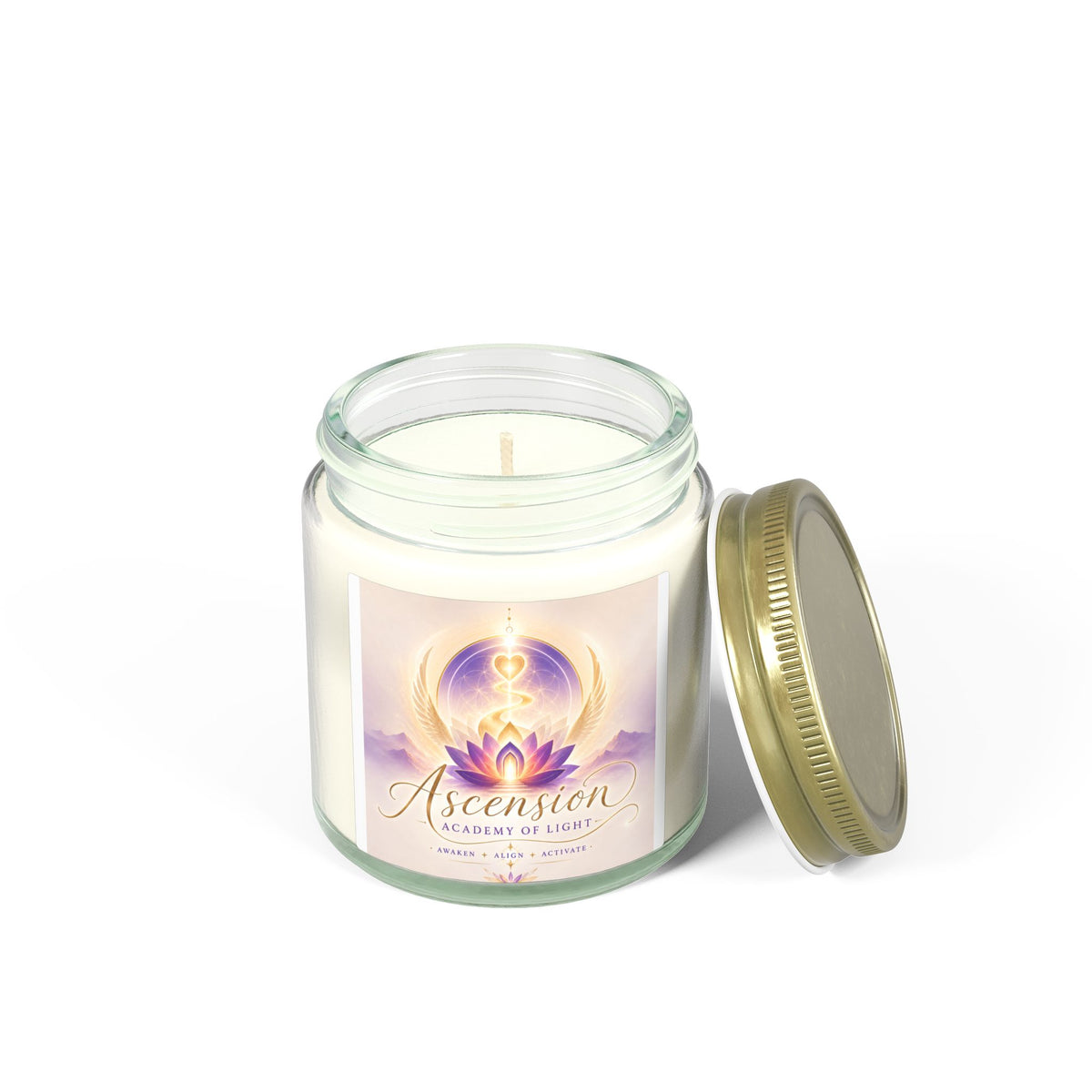 Coconut Apricot Soy Candle — 4oz & 9oz Scented Jar
