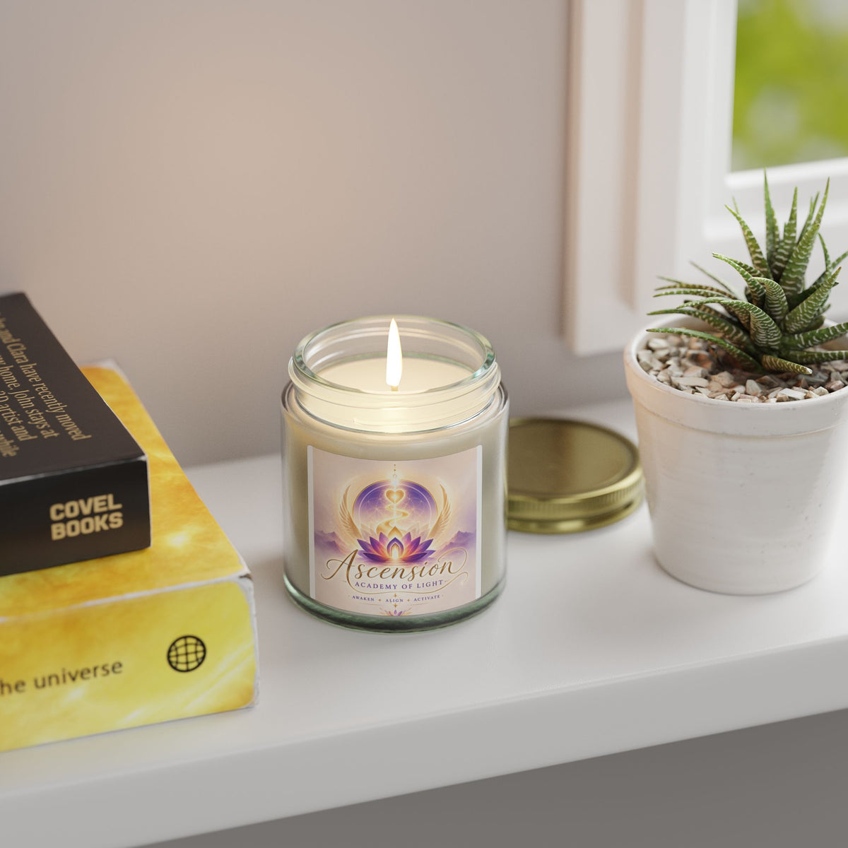 Coconut Apricot Soy Candle — 4oz & 9oz Scented Jar