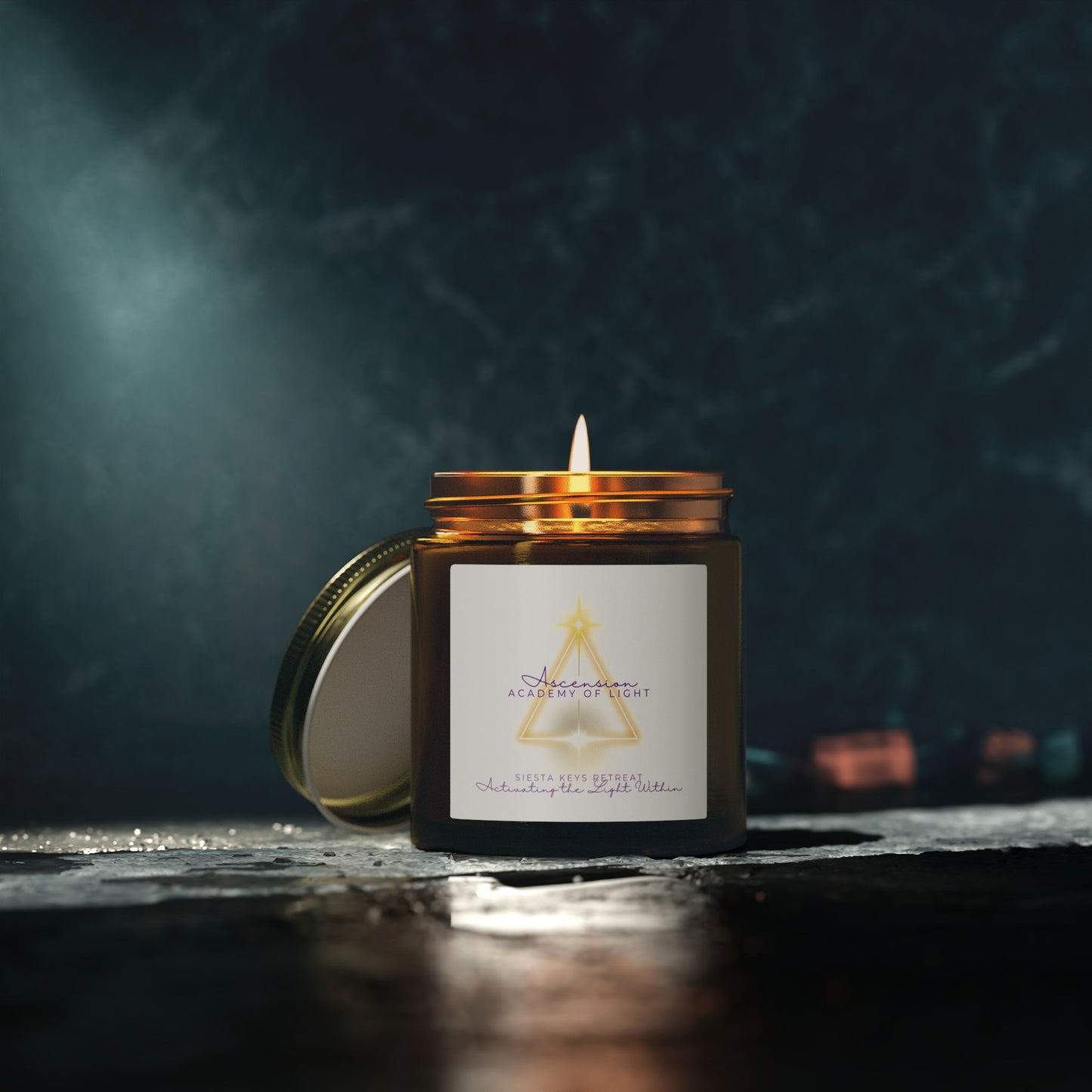 Coconut Apricot Soy Candle — 4oz & 9oz Scented Jar