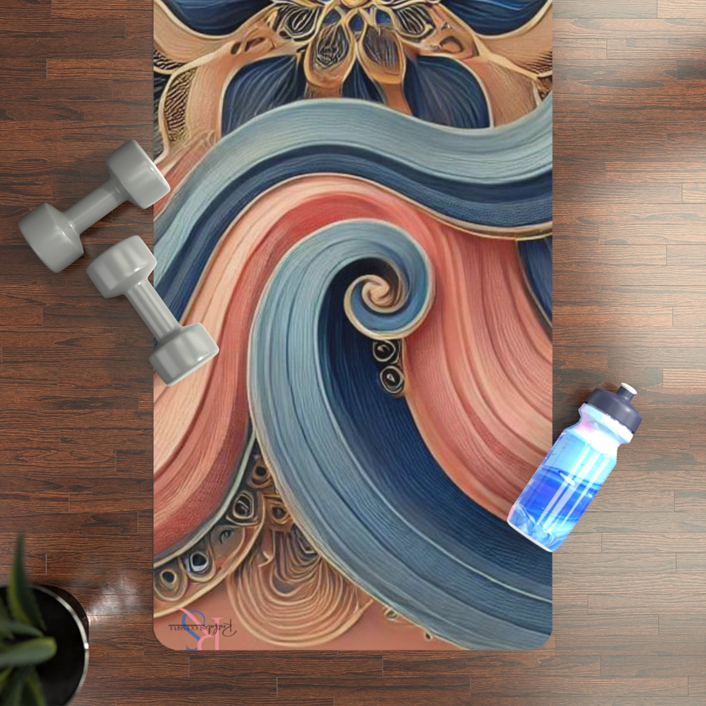 Restful and Successful Rubber Yoga Mat