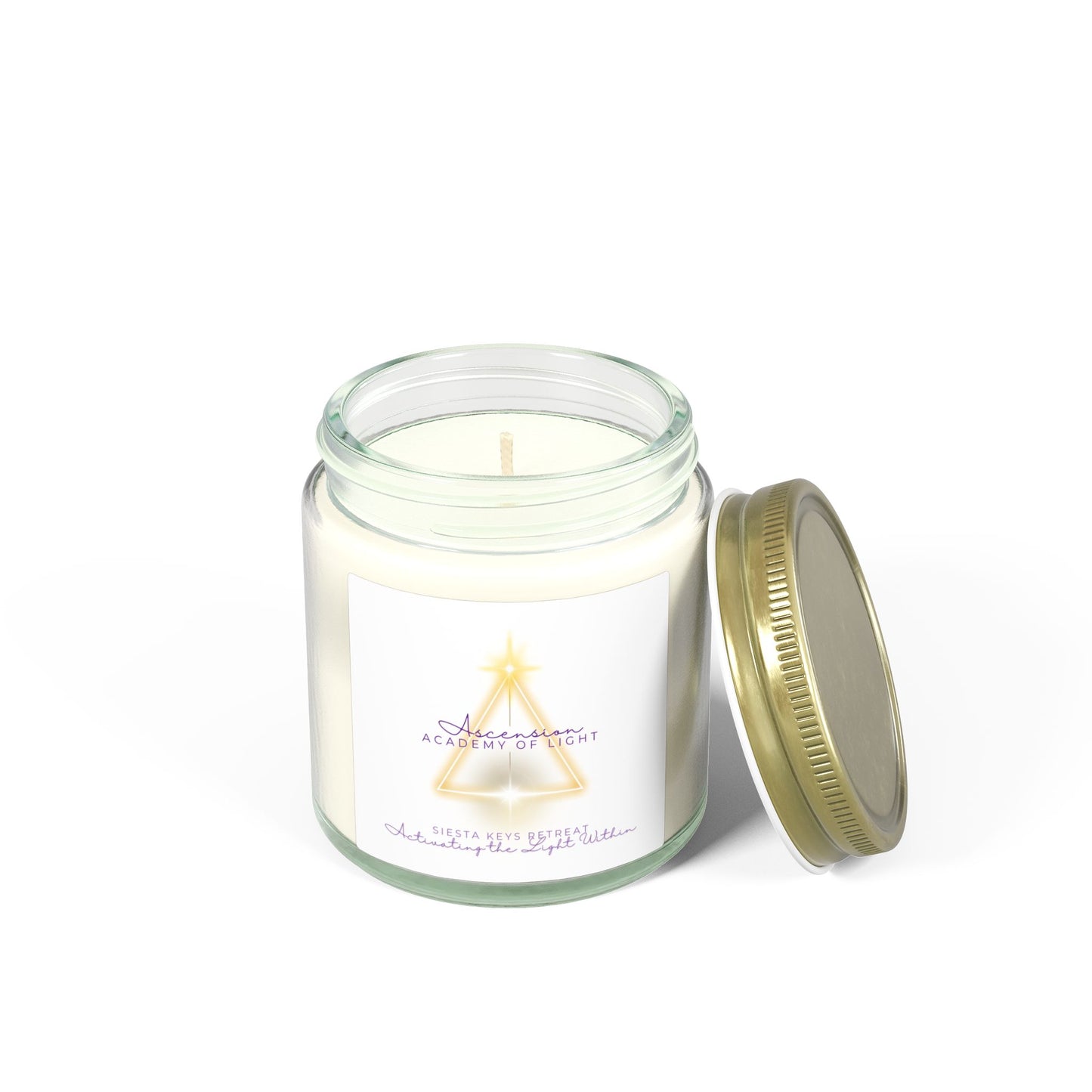 Coconut Apricot Soy Candle — 4oz & 9oz Scented Jar