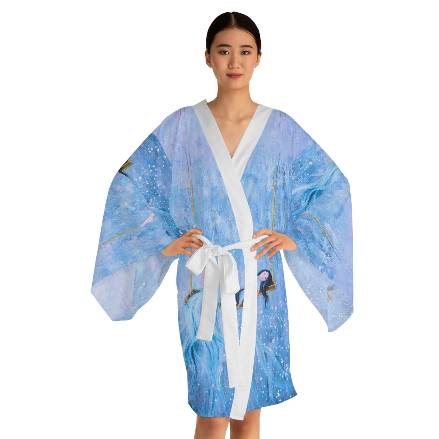 Restful and Successful - Long Sleeve Kimono Robe