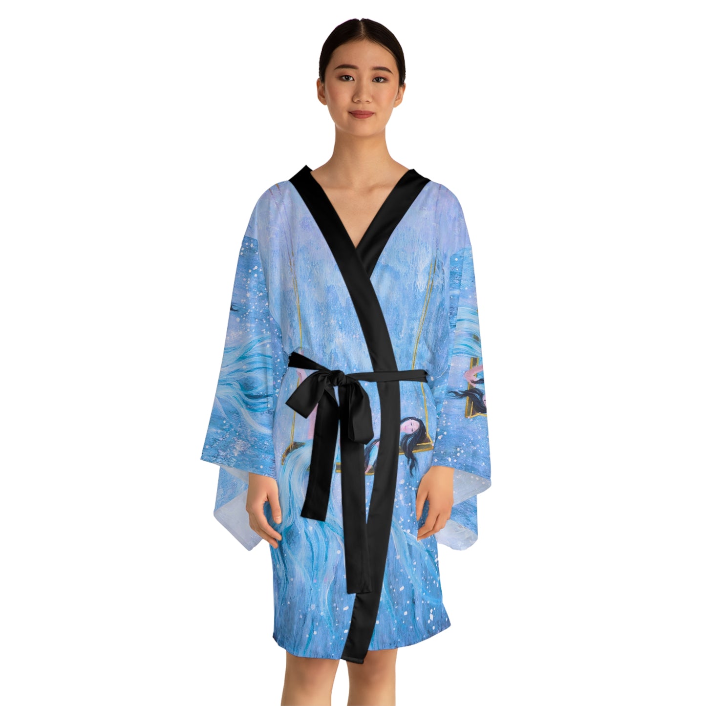 Restful and Successful - Long Sleeve Kimono Robe