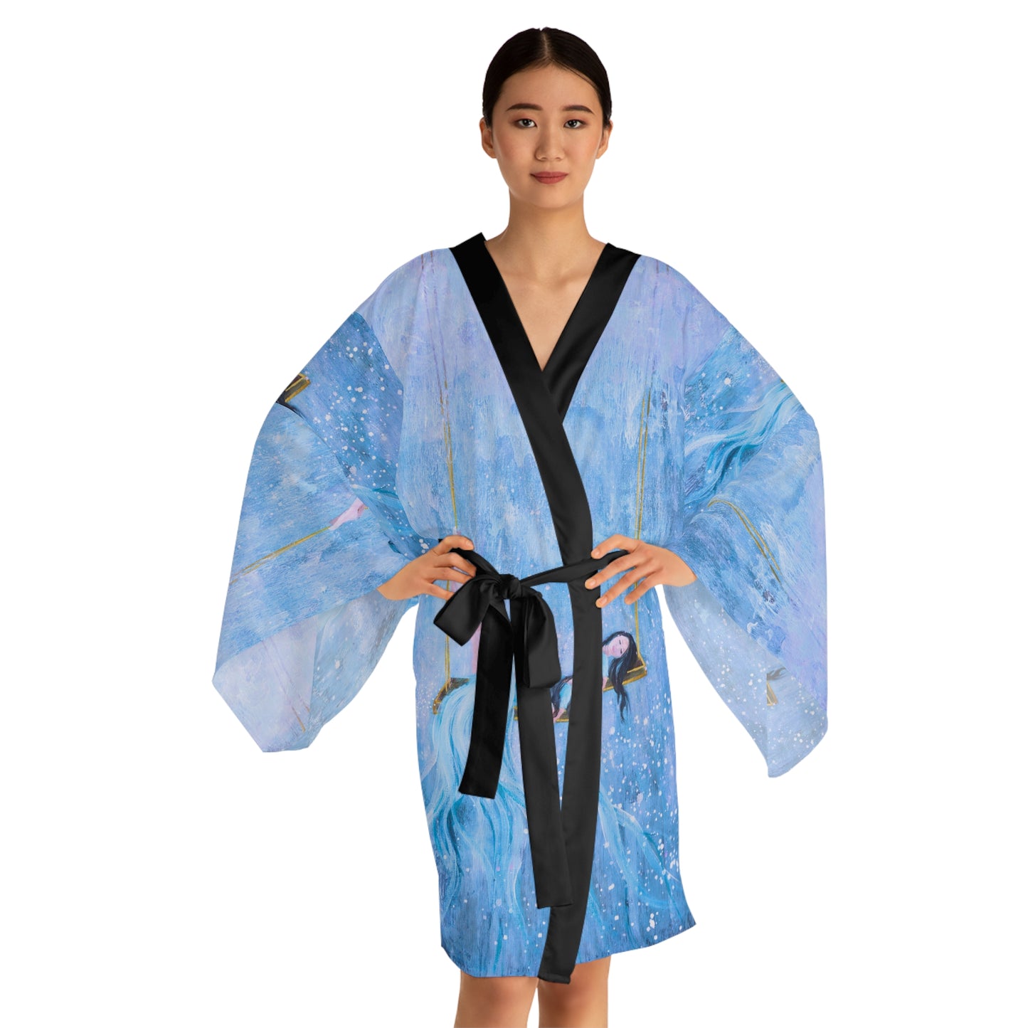 Restful and Successful - Long Sleeve Kimono Robe