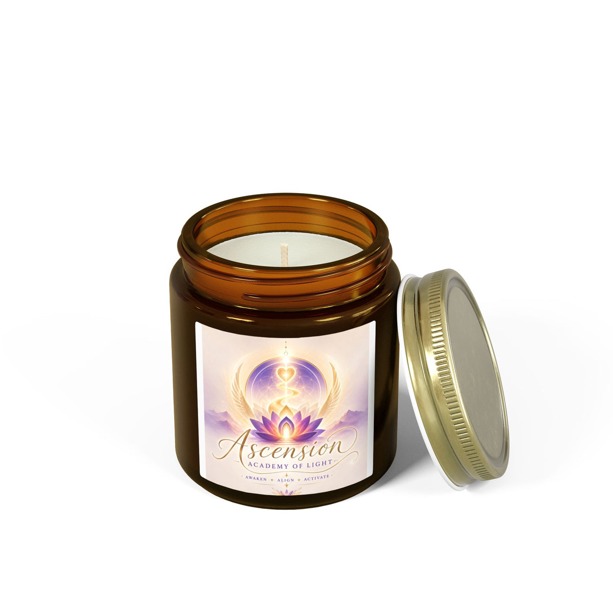 Coconut Apricot Soy Candle — 4oz & 9oz Scented Jar