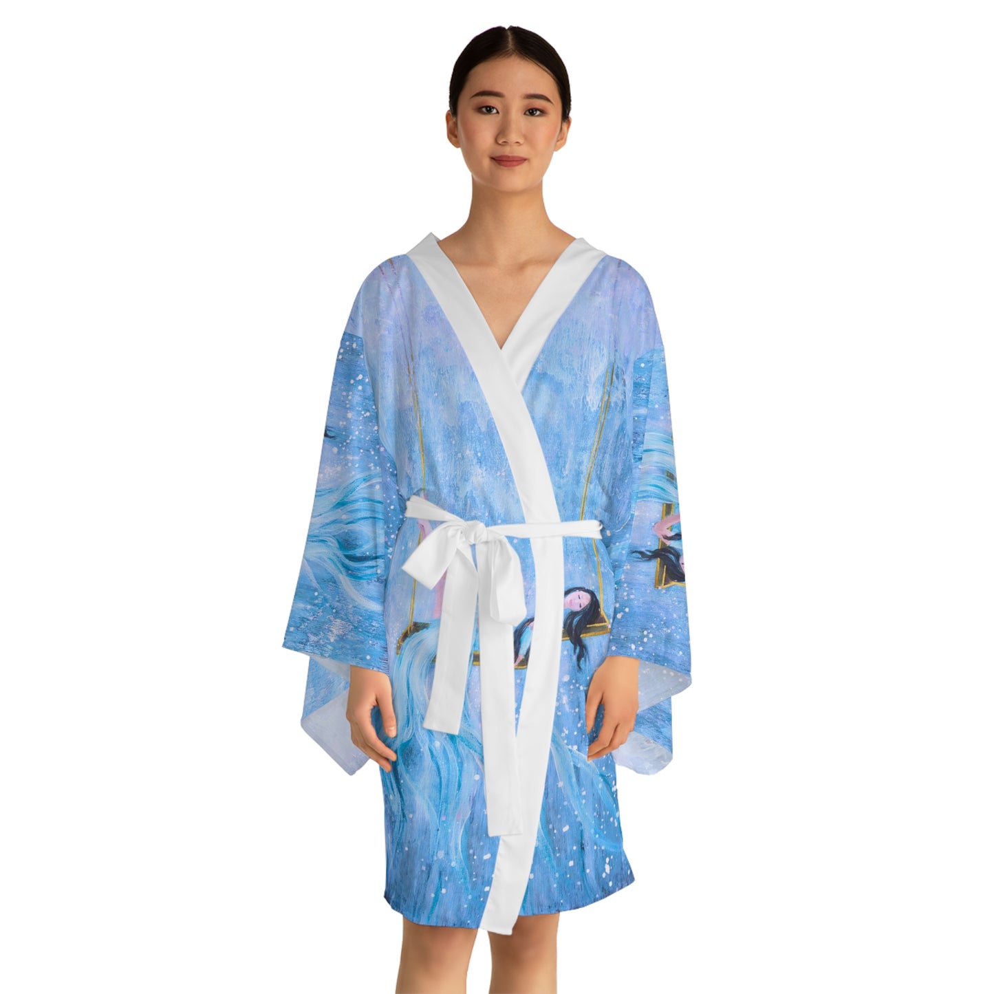 Restful and Successful - Long Sleeve Kimono Robe