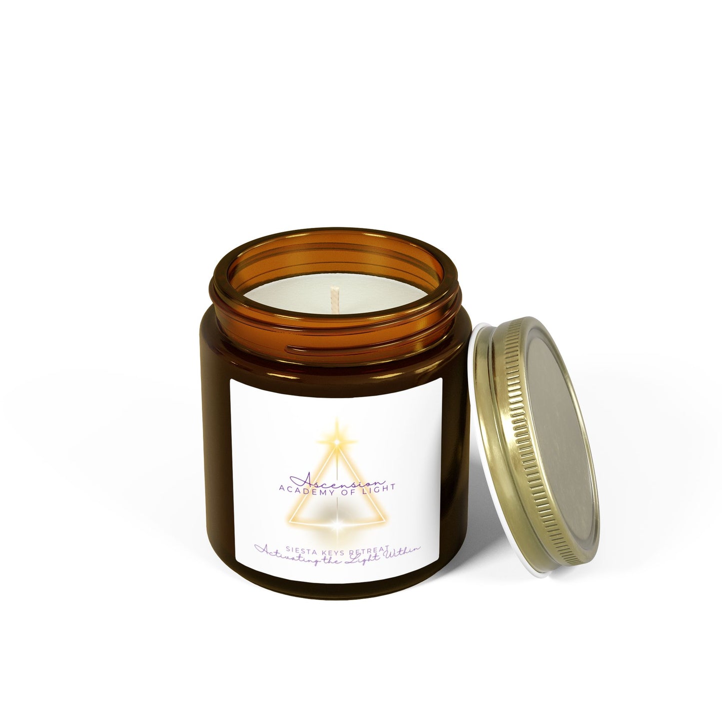 Coconut Apricot Soy Candle — 4oz & 9oz Scented Jar